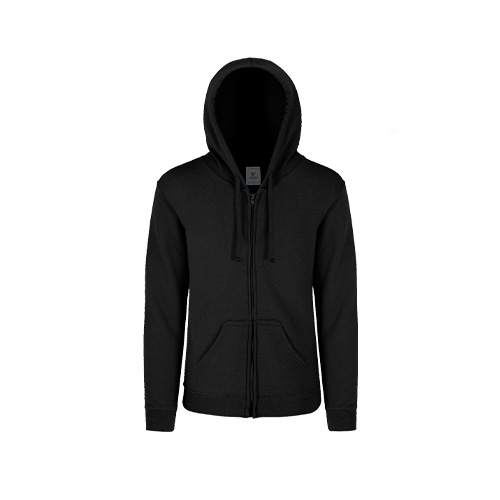 HOODIE YAZ POLY CON CIERRE UNISEX - Vista 6
